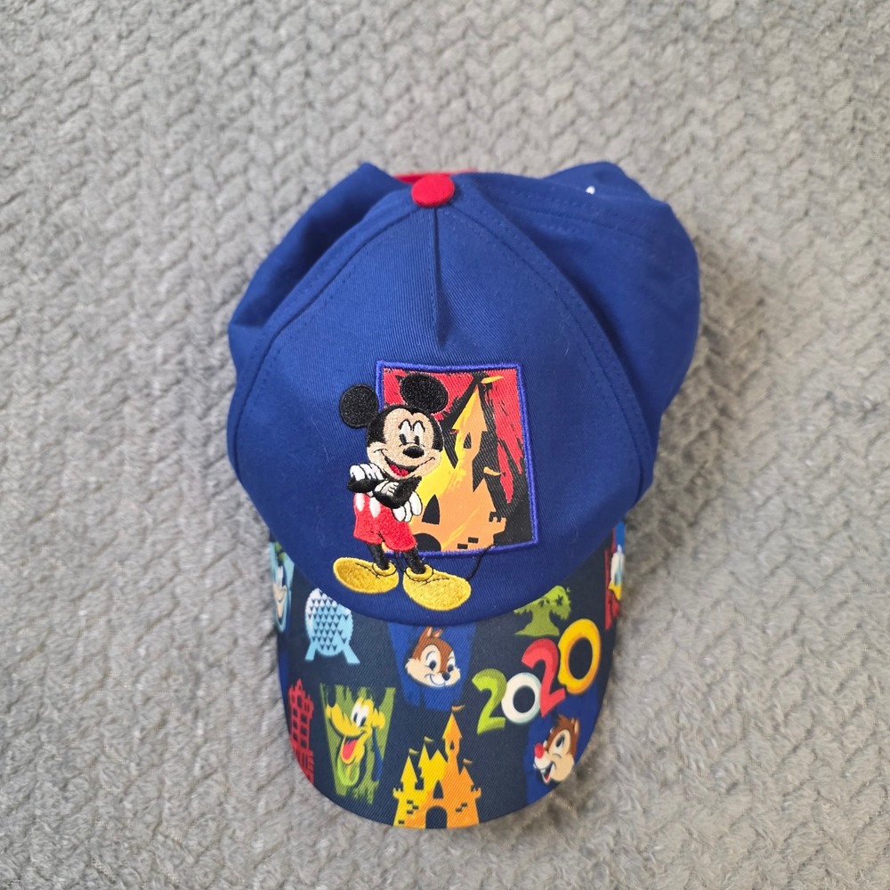 Disney World 2020 Hat Youth Snapback Mickey Mouse Adjustable Cap NWT Blue